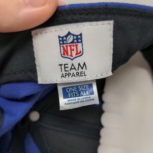 NFL Team Indianapolis Colts Strapback Hat OSFA Blue Embroidered Horseshoe Logo - Picture 11 of 12